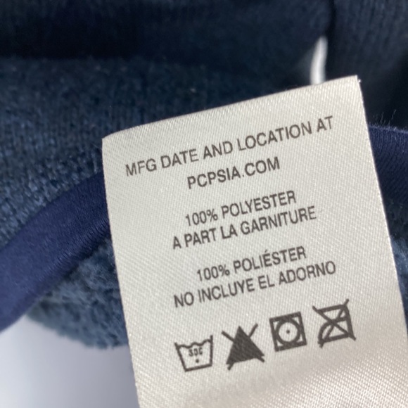 Patagonia Womens Navy Blue 1/4 Zip Better Sweater Fleece Jacket Size Medium - Picture 11 of 12